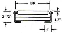 7/8" mini roller conveyors