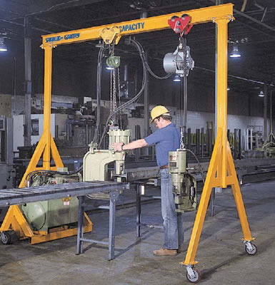 fixed height steel gantry crane