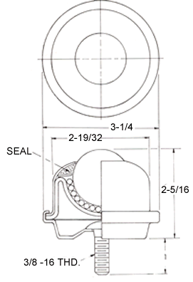 ball transfer stud type