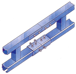 splice joints for steel tracks