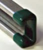 green pvc profile end caps