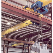 single girder cranes with hoist