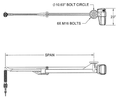 under hung easy arm drawing