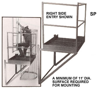 standoff landing platform