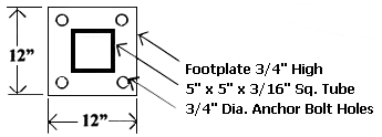 bollard cross section