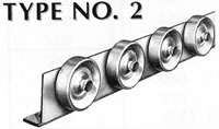 type 2conveyor rail wheels