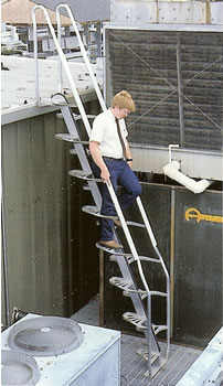 aluminum stairs