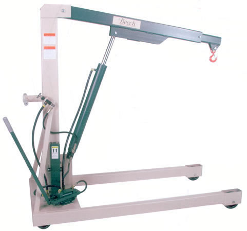 b-2000 hydraulic floor crane