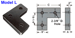 l shape molded dock bumpers