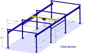 freestanding bridge crane system