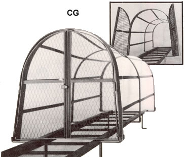 security cage entry gate