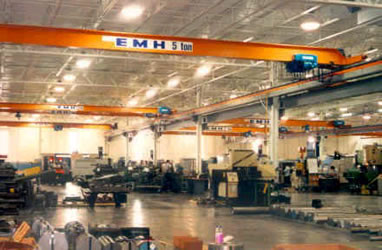 single girder cranes with hoist