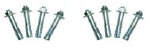 Anchor Bolt Kit for Mounting Stainless Steel High Profile Guards and Handrails to Concrete