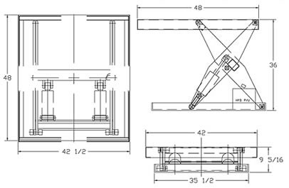 stainless steel  lift table