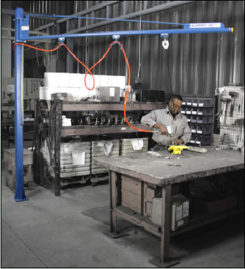 free standing tool solution jib crane