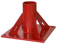 transportable davit crane base