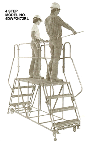 welded steel double work platforms