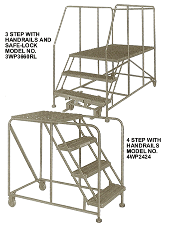 welded steel work platform